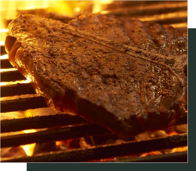 T-bone steak op de gril bij bistro T-bone